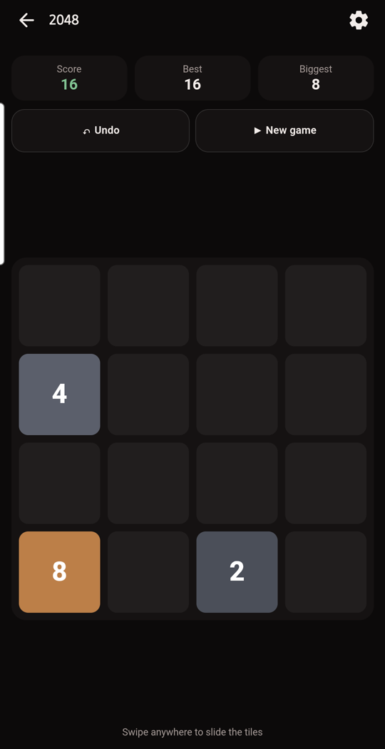 2048, the other game included with Foundry.